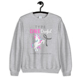 Diabetes Awareness Type One-Derful Sweatshirt - The Awareness Store