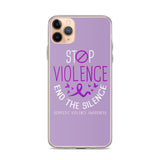 Domestic Violence Awareness End The Silence iPhone Case