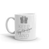 Brain Cancer Awareness Keep Calm and Enjoy Christmas Mug