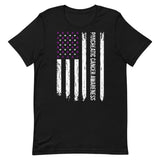 Pancreatic Cancer Awareness USA Flag Unisex T-Shirt - The Awareness Store