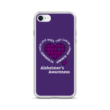Alzheimer's Awareness We Remember Their Love iPhone Cases