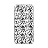 Melanoma Awareness Ribbon Pattern iPhone Case - The Awareness Store