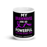 Epilepsy Awareness Doctors Study My Brainwaves Mug - The Awareness Store