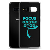Anxiety Awareness Always Focus on the Good Samsung Phone Case - The Awareness Store