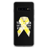 Childhood Cancer Awareness Together We Are at Our Strongest Samsung Phone Case - The Awareness Store