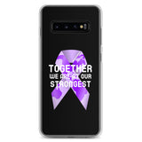Fibromyalgia Awareness Together We Are at Our Strongest Samsung Phone Case - The Awareness Store
