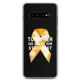 Leukemia Awareness Together We Are at Our Strongest Samsung Phone Case