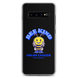 Colon Cancer Awareness Bee Kind Samsung Phone Case - The Awareness Store