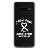 Cystic Fibrosis Awareness I Wear Purple Samsung Phone Case - The Awareness Store