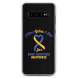 Down Syndrome Awareness I Wear Yellow & Blue Samsung Phone Case - The Awareness Store