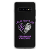 Fibromyalgia Awareness I Wear Purple Samsung Phone Case