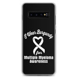 Multiple Myeloma Awareness I Wear Burgundy Samsung Phone Case - The Awareness Store