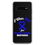 Prostate Cancer Awareness I Wear Blue Samsung Phone Case