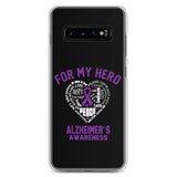 Alzheimer's Awareness For My Hero Samsung Phone Case