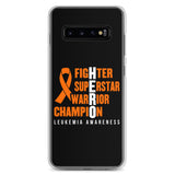 Leukemia Awareness Fighter, Superstar, Warrior, Champion, Hero Samsung Phone Case