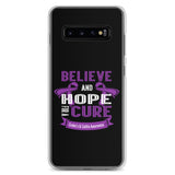 Crohn's Awareness Believe & Hope for a Cure Samsung Phone Case - The Awareness Store