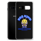 Colon Cancer Awareness Bee Kind Samsung Phone Case - The Awareness Store