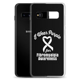 Fibromyalgia Awareness I Wear Purple Samsung Phone Case - The Awareness Store