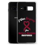 Multiple Myeloma Awareness I Wear Burgundy Samsung Phone Case - The Awareness Store