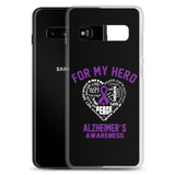 Alzheimer's Awareness For My Hero Samsung Phone Case