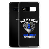 Colon Cancer Awareness For My Hero Samsung Phone Case