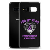 Cystic Fibrosis Awareness For My Hero Samsung Phone Case - The Awareness Store