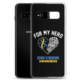 Down Syndrome Awareness For My Hero Samsung Phone Case - The Awareness Store