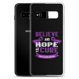 Crohn's Awareness Believe & Hope for a Cure Samsung Phone Case - The Awareness Store