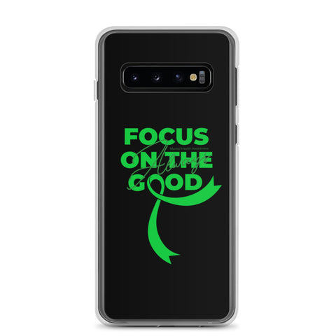 Mental Health Awareness Always Focus on the Good Samsung Phone Case - The Awareness Store
