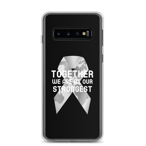 Brain Cancer Awareness Together We Are at Our Strongest Samsung Phone Case - The Awareness Store