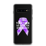 Domestic Violence Awareness Together We Are at Our Strongest Samsung Phone Case - The Awareness Store