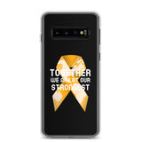 Leukemia Awareness Together We Are at Our Strongest Samsung Phone Case