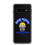 Colon Cancer Awareness Bee Kind Samsung Phone Case - The Awareness Store
