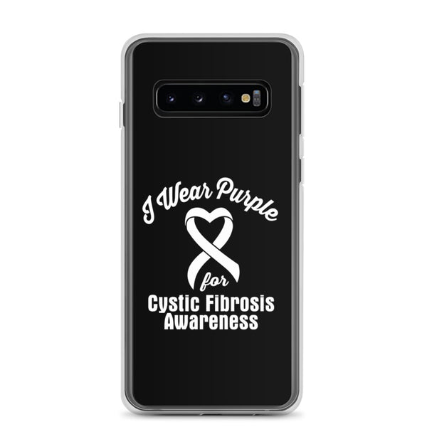 Cystic Fibrosis Awareness I Wear Purple Samsung Phone Case - The Awareness Store