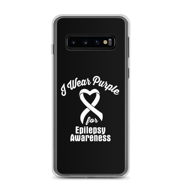 Epilepsy Awareness I Wear Purple Samsung Phone Case - The Awareness Store
