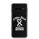 Melanoma Awareness I Wear Black Samsung Phone Case - The Awareness Store