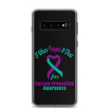 Suicide Awareness I Wear Purple & Teal Samsung Phone Case - The Awareness Store