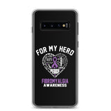 Fibromyalgia Awareness For My Hero Samsung Phone Case - The Awareness Store