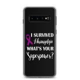 Fibromyalgia Awareness I Survived, What's Your Superpower? Samsung Phone Case