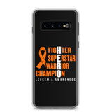 Leukemia Awareness Fighter, Superstar, Warrior, Champion, Hero Samsung Phone Case