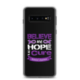 Alzheimer's Awareness Believe & Hope for a Cure Samsung Phone Case - The Awareness Store
