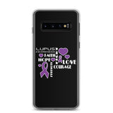 Lupus Awareness Faith, Hope, Courage Samsung Phone Case