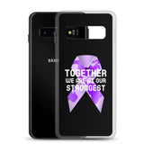 Cystic Fibrosis Awareness Together We Are at Our Strongest Samsung Phone Case - The Awareness Store