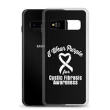 Cystic Fibrosis Awareness I Wear Purple Samsung Phone Case - The Awareness Store