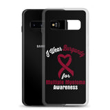 Multiple Myeloma Awareness I Wear Burgundy Samsung Phone Case - The Awareness Store
