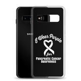 Pancreatic Cancer Awareness I Wear Purple Samsung Phone Case - The Awareness Store