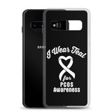 PCOS Awareness I Wear Teal Samsung Phone Case - The Awareness Store
