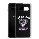 Fibromyalgia Awareness For My Hero Samsung Phone Case - The Awareness Store