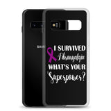 Fibromyalgia Awareness I Survived, What's Your Superpower? Samsung Phone Case
