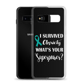 Anxiety Awareness I Survived, What's Your Superpower? Samsung Phone Case